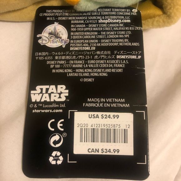DISNEY The Child Mandalorian Star Wars Baby Yoda Plush NWT - Picture 5 of 7